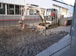 Erdaushub Arbeiten