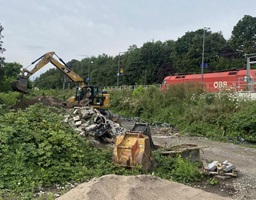 Bahnstreckenarbeiten