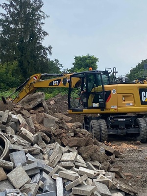 Bahnstreckenarbeiten